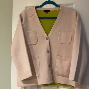 Jcrew Blush Oversized Cardigan